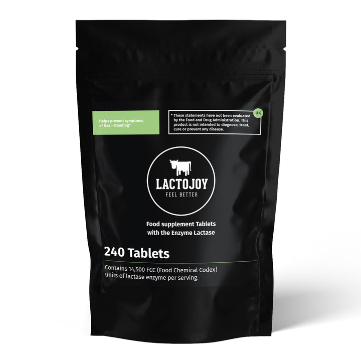 LactoJoy Lactase Pills - 14.500 FCC - 240 pcs refill bag