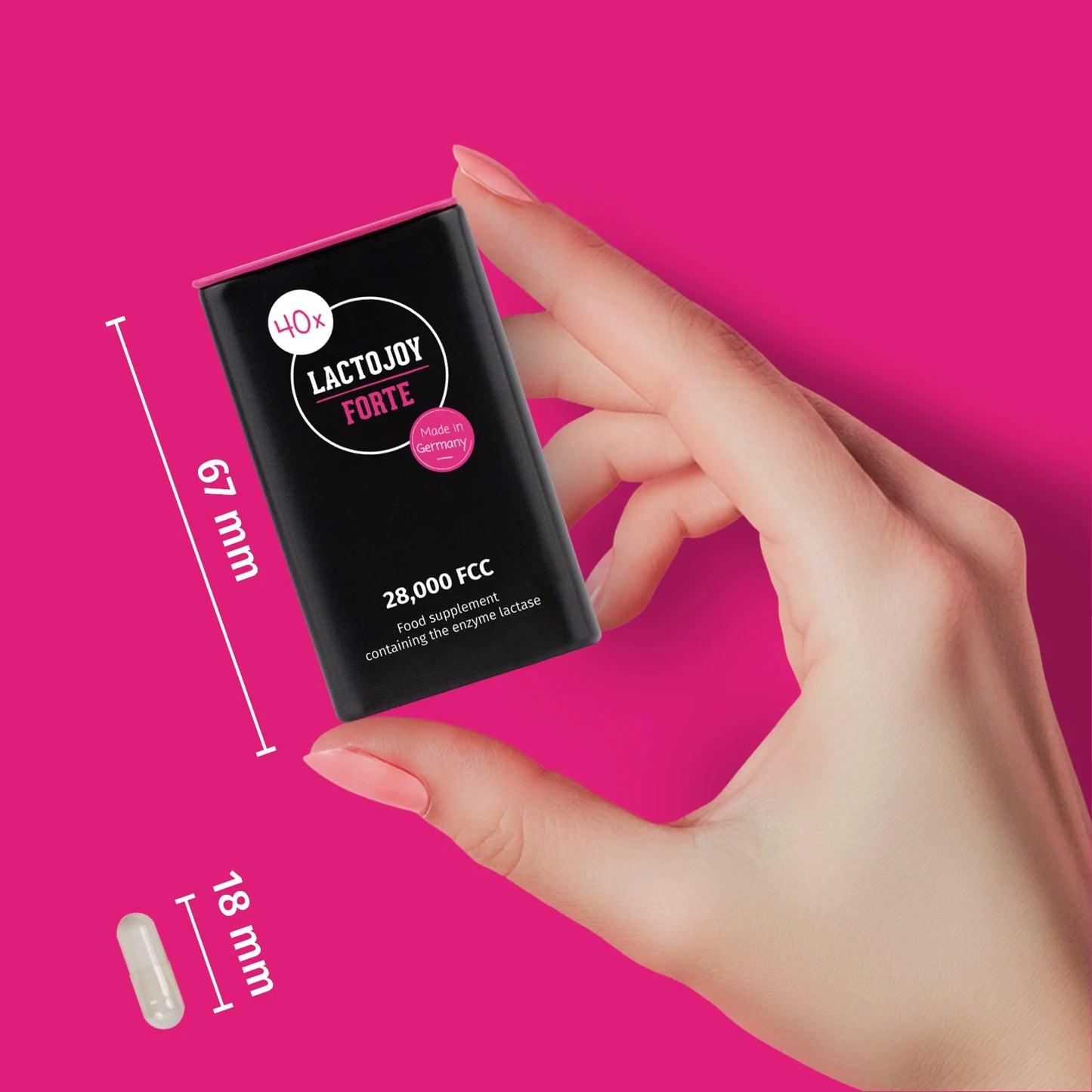 LactoJoy Forte - 28.000 FCC - 40 Lactose-Capsule