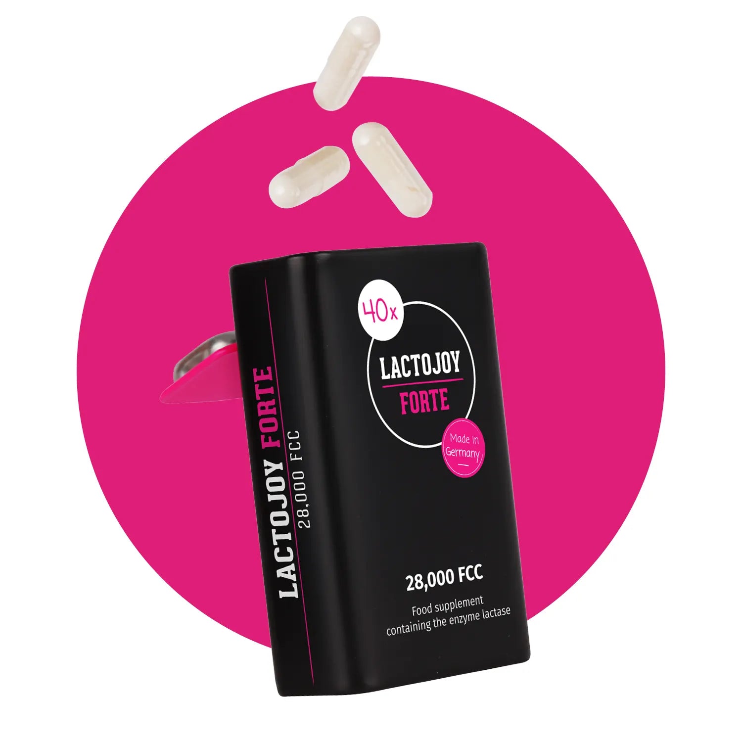 LacoJoy Forte / Open Package with capsules