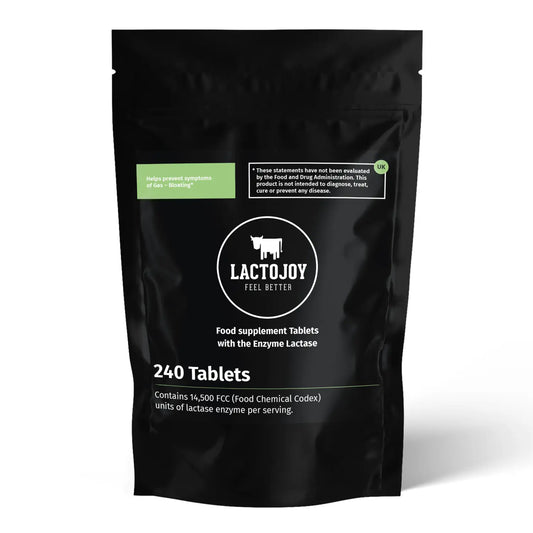 LactoJoy Lactase Pills - 14,500 FCC - 240 pcs refill bag